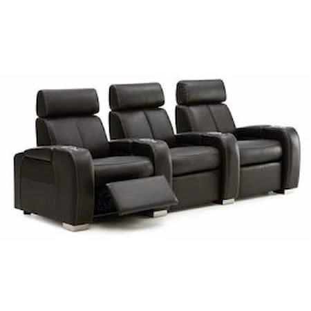 Reclining Home Theater Seating W/Cup Holders